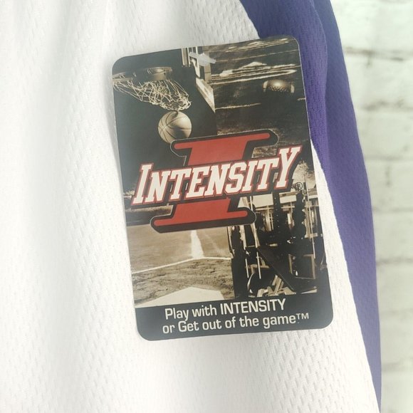 Intensity Athletics Mens White 9 Diamond Panel Pull On Basketball Shorts Sz 3XL - Picture 6 of 11